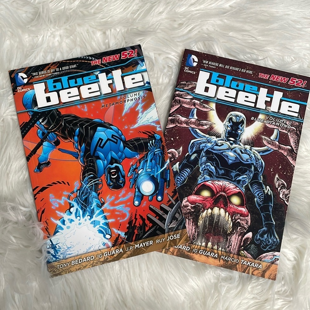 DC COMICS Blue Beetle Volume 1 & 2 Metamorphosis & Blue Diamond The New 52